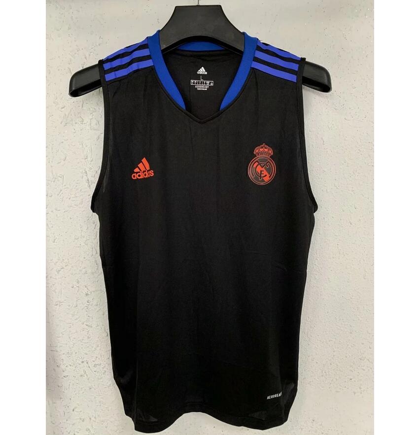 2021/22 Real Madrid Black Training Vest Shirt